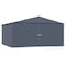 Arrow Storage Products Elite Galvalume Steel Premium Shed Storage Shed, 14 ft x 14 ft, Blue Grey EG1414AN - alternate 1